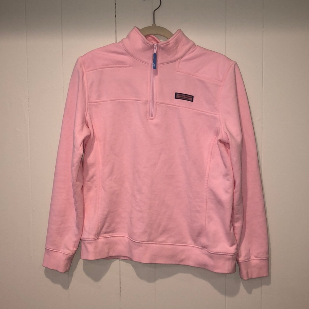 Vineyard Vines Pink Quarter Zip- perfect condition